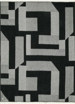 Wohndecken>Musterring Plaid schwarz