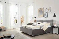 Polsterbetten|Betten>Musterring Polsterbett grau
