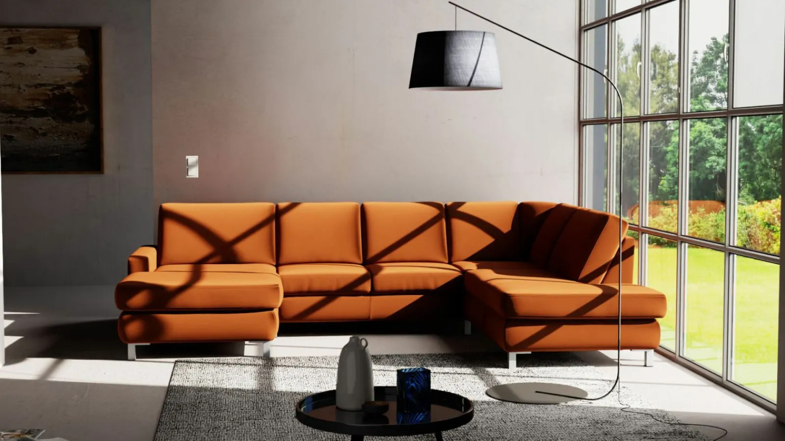 Musterring Polstergarnitur rot^ Sofas & Couches