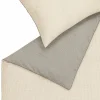 Satin>Musterring Satin-Bettwäsche grau