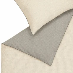 Satin>Musterring Satin-Bettwäsche grau