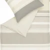 Satin>Musterring Satin-Bettwäsche grau