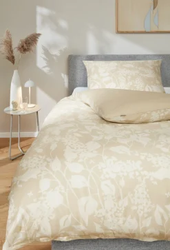 Satin>Musterring Satin-Bettwäsche beige