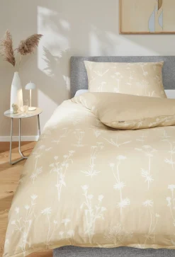 Satin>Musterring Satin-Bettwäsche beige