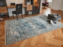 Musterring Webteppich modern graublau^ Moderne Teppiche