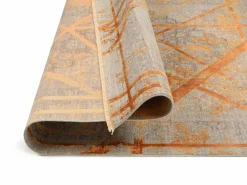 Musterring Webteppich modern grauorange^ Moderne Teppiche