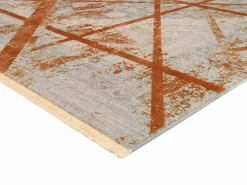 Moderne Teppiche>Musterring Webteppich modern grauorange