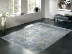 Musterring Webteppich modern graublau^ Moderne Teppiche