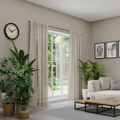 Gardinen-Vorhänge>Neutex Home Deco Neutex Vorhang m. Multifunktionsband braun