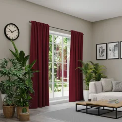 Neutex Home Deco Neutex Vorhang m. Multifunktionsband rot^ Gardinen-Vorhänge