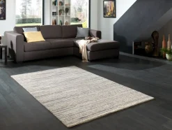 Nord Süd Moderner Nepal Teppich beige^ Moderne Teppiche