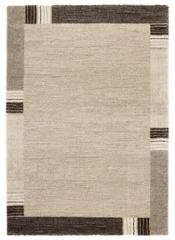 OCI Webteppich Modern braunweiß^ Moderne Teppiche