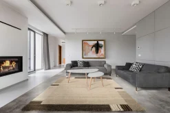 OCI Webteppich Modern braunweiß^ Moderne Teppiche