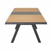 Gartentische Ausziehbar>OUTDOOR Ausziehtisch Keramik/Teak braungrau
