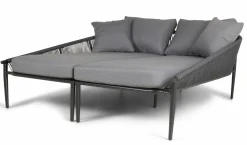Sonneninseln>OUTDOOR Daybed Garten 2-teilig grau