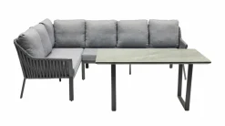 Gartenlounge Sets>OUTDOOR Dining Garten-Ecklounge grau