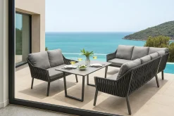 Gartenlounge Sets>OUTDOOR Dining Garten-Ecklounge grau