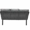 OUTDOOR Dining Gartensofa 3-Sitzer grau^ Gartenbänke