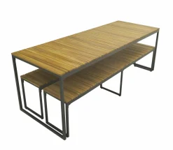 Gartentischgruppen>OUTDOOR Dining-Set braun