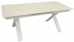 OUTDOOR Garten Ausziehtisch beige^ Gartentische Ausziehbar