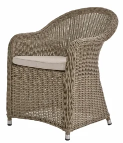 OUTDOOR Garten Dining Chair braunschwarzbeigegrau^ Gartensessel
