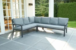 OUTDOOR Garten Speiselounge Set 4 tlg. grau^ Gartenlounge Sets