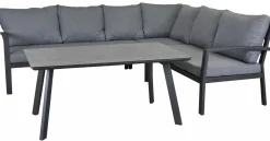 OUTDOOR Garten Speiselounge Set 4 tlg. grau^ Gartenlounge Sets