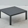 Loungetische>OUTDOOR Gartenhocker Aluminium grau