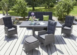 Gartenhocker>OUTDOOR Gartenhocker grau