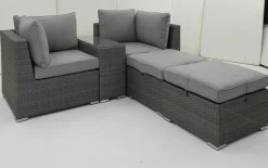 OUTDOOR Gartenhocker grau^ Gartenhocker
