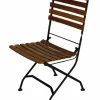 OUTDOOR Garten-Klappstuhl schwarzbeige^ Klappstühle|Gartenklappstühle