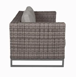 OUTDOOR Gartenlounge 2- Sitzer braungrau^ Gartensofas