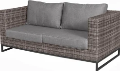 OUTDOOR Gartenlounge 2- Sitzer braungrau^ Gartensofas