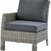 Lounge Sessel>OUTDOOR Gartenlounge Element rechts grau