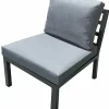OUTDOOR Gartenlounge Mittelelement grau^ Lounge Sessel