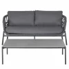 Gartenlounge Sets>OUTDOOR Gartenlounge Set Rope 4 tlg. grau
