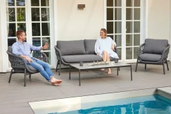 Gartenlounge Sets>OUTDOOR Gartenlounge Set Rope 4 tlg. grau