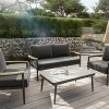 OUTDOOR Gartenlounge-Set 4 tlg. grau^ Gartenlounge Sets