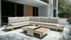 OUTDOOR Gartenlounge-Set 4 tlg. braungrau^ Gartenlounge Sets