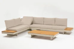 OUTDOOR Gartenlounge-Set 4 tlg. braungrau^ Gartenlounge Sets