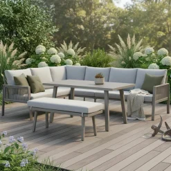 Gartenlounge Sets>OUTDOOR Garten-Loungeset braunbeige