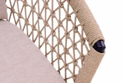 OUTDOOR Gartensessel drehbar Rope beigegrau^ Gartensessel