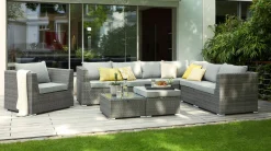 OUTDOOR Gartensessel Einzelelement grau^ Gartensessel