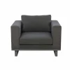 Gartensessel>OUTDOOR Gartensessel Sunbrella grau