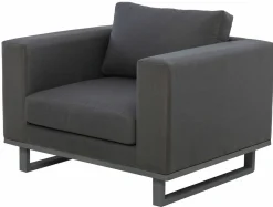 Gartensessel>OUTDOOR Gartensessel Sunbrella grau
