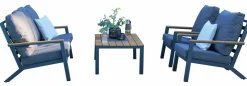 OUTDOOR Garten-Set 4 tlg. grau^ Gartenlounge Sets