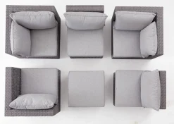 OUTDOOR Gartensofa Eckelement grau^ Lounge Sessel