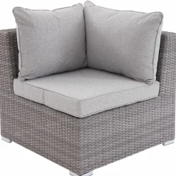 OUTDOOR Gartensofa Eckelement grau^ Lounge Sessel