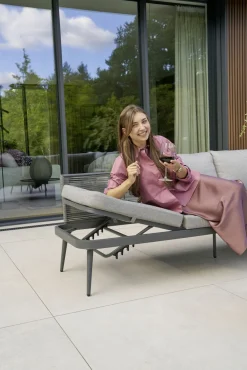 Gartensofas>OUTDOOR Gartensofa links grau