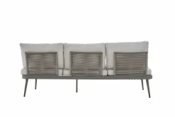 OUTDOOR Gartensofa links grünweißbeige^ Gartensofas